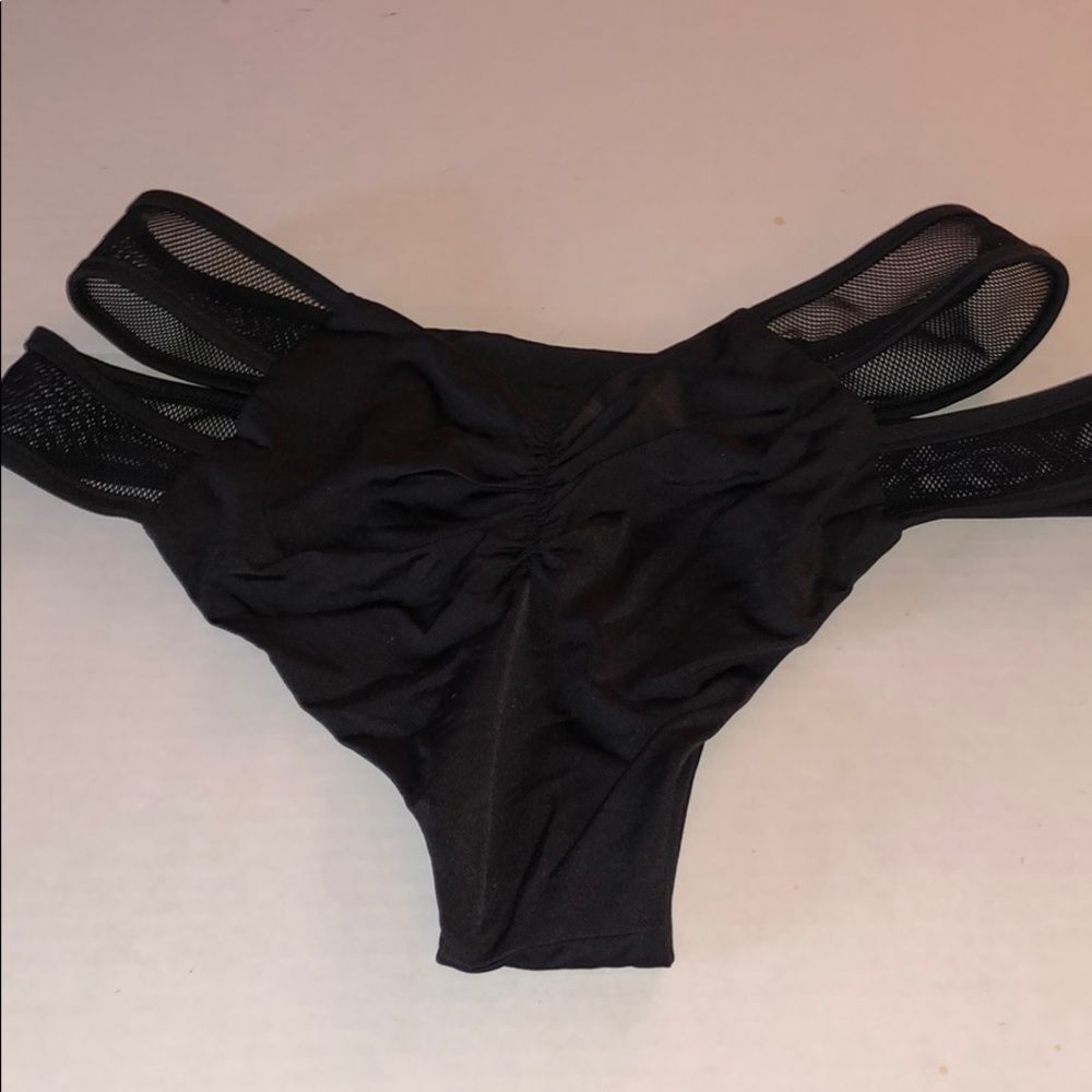 Blue Life Divided Ruched Bikini Bottom nwot - Picture 4 of 7